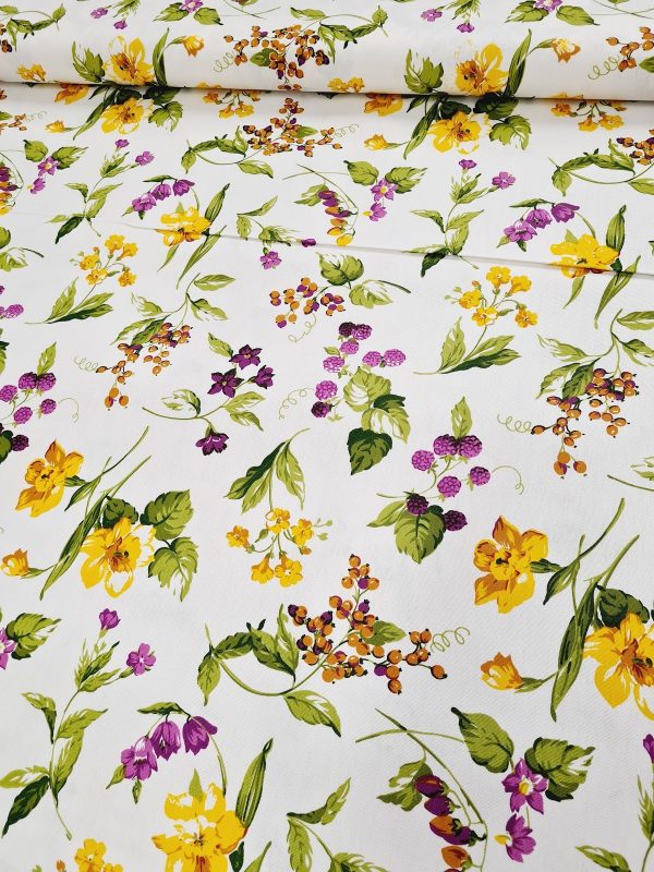 Tovaglia more e fiori gialli - immagine 2